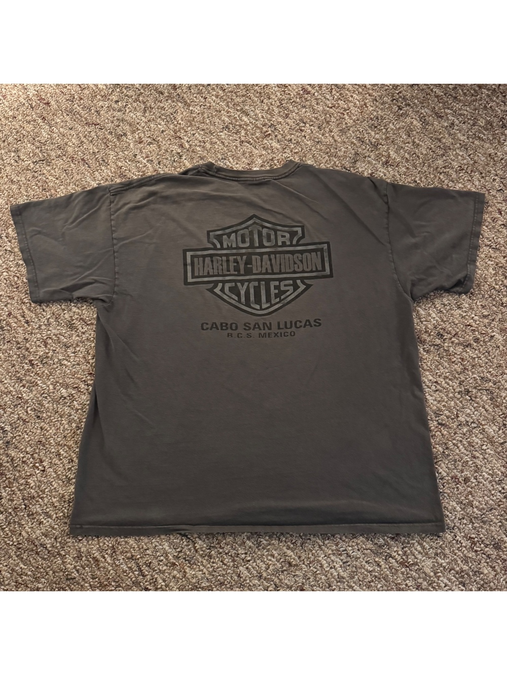 Harley Davidson Big Logo Cabo San Lucas Graphic T-Shirt Size 2XL XXL